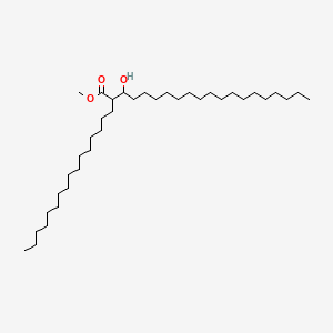 molecular formula C37H74O3 B1622562 Methyl 2-hexadecyl-3-hydroxyicosanoate CAS No. 94071-23-5