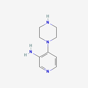 molecular formula C9H14N4 B1622572 Piperazine, 1-(3-amino-4-pyridyl)- CAS No. 78069-95-1