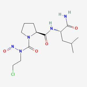L-Leucinamide, 1-(((2-chloroethyl)nitrosoamino)carbonyl)-L-prolyl-