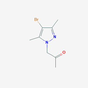 molecular formula C8H11BrN2O B1622596 1-(4-Bromo-3,5-dimethyl-1h-pyrazol-1-yl)acetone CAS No. 1004017-87-1