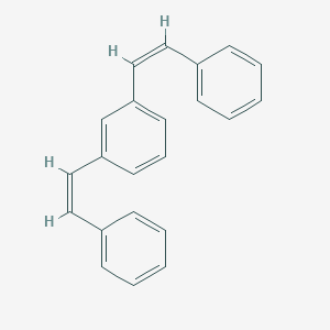 molecular formula C22H18 B162261 (Z,Z)-m-Distyrylbenzene CAS No. 1725-77-5