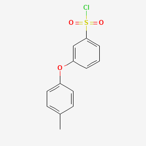 molecular formula C13H11ClO3S B1622625 3-(4-Methylphenoxy)benzenesulphonyl chloride CAS No. 885950-86-7