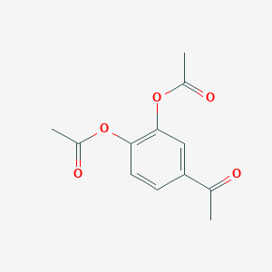 molecular formula C12H12O5 B1622628 (4-acetyl-2-acetyloxyphenyl) acetate CAS No. 72712-21-1