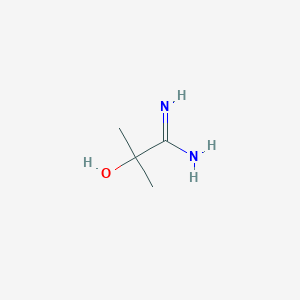 molecular formula C4H10N2O B1622645 2-Hydroxy-2-methylpropanimidamide CAS No. 28100-88-1