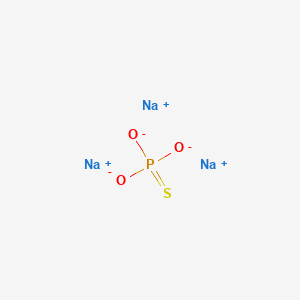 molecular formula H3NaO3PS B162265 Sodium thiophosphate CAS No. 10101-88-9