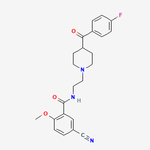 molecular formula C23H24FN3O3 B1622656 Prideperone CAS No. 95374-52-0