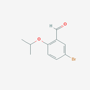 molecular formula C10H11BrO2 B162266 5-溴-2-异丙氧基苯甲醛 CAS No. 138505-25-6