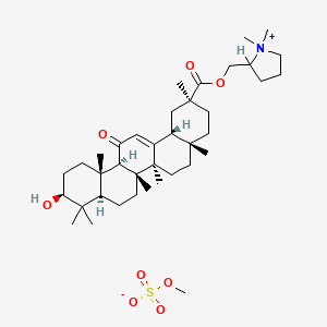 molecular formula C38H63NO8S B1622672 Roxolonium metilsulfate CAS No. 53862-80-9