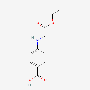 B1622688 4-[(2-Ethoxy-2-oxoethyl)amino]benzoic acid CAS No. 23284-85-7