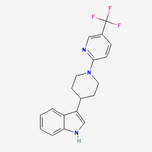 3-[1-[5-(Trifluoromethyl)-2-pyridinyl]-4-piperidinyl]-1H-indole