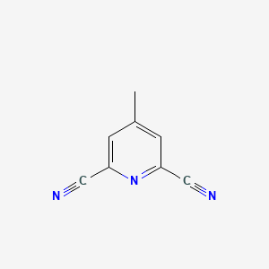 molecular formula C8H5N3 B1622748 2,6-Dicyano-4-methylpyridine CAS No. 21635-92-7