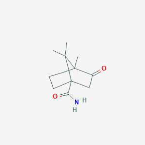4,7,7-Trimethyl-3-oxobicyclo[2.2.1]heptane-1-carboxamide
