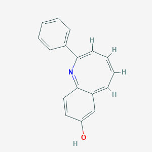 molecular formula C17H13NO B162275 (2Z,4Z,6Z)-2-phenyl-1-benzazocin-8-ol CAS No. 134746-11-5