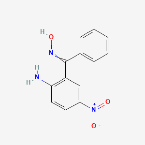 molecular formula C13H11N3O3 B1622754 N-[(2-amino-5-nitrophenyl)-phenylmethylidene]hydroxylamine CAS No. 4977-17-7