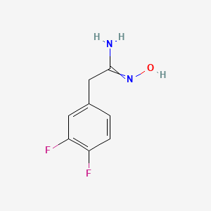 2-(3,4-difluorophenyl)-N'-hydroxyethanimidamide
