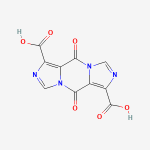 5,10-Dioxo-5H,10H-diimidazo(1,5-a:1',5'-d)pyrazine-1,6-dicarboxylic acid