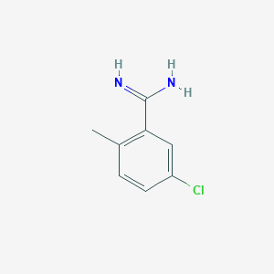 molecular formula C8H9ClN2 B1622763 5-Chloro-2-methyl-benzamidine CAS No. 885964-19-2