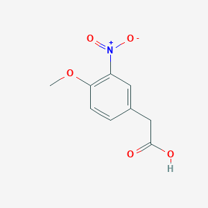 molecular formula C9H9NO5 B1622764 2-(4-Methoxy-3-nitrophenyl)acetic acid CAS No. 63304-80-3