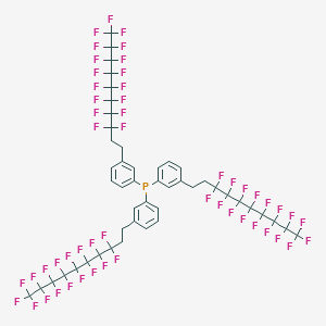 Tris[3-(3,3,4,4,5,5,6,6,7,7,8,8,9,9,10,10,10-heptadecafluorodecyl)phenyl]phosphane
