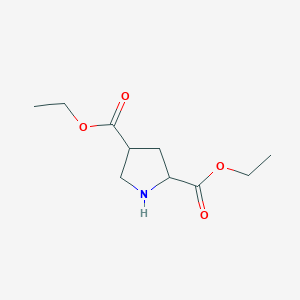 molecular formula C10H17NO4 B1622772 Diethyl Pyrrolidine-2,4-dicarboxylate CAS No. 79265-57-9