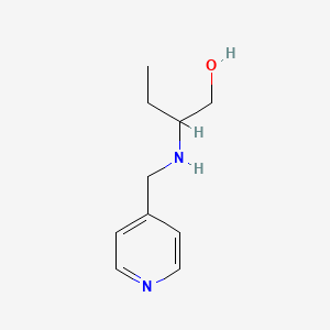 2-[(Pyridin-4-ylmethyl)amino]butan-1-ol