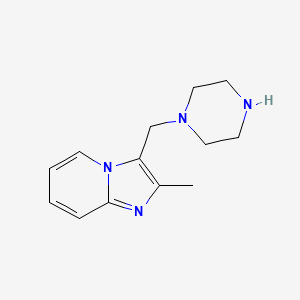 molecular formula C13H18N4 B1622784 2-Methyl-3-(piperazin-1-ylmethyl)imidazo[1,2-a]pyridine CAS No. 794582-36-8