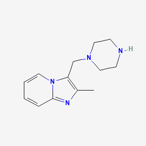2-Methyl-3-(piperazin-1-ylmethyl)imidazo[1,2-a]pyridine