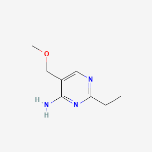 2-Ethyl-5-(methoxymethyl)pyrimidin-4-amine
