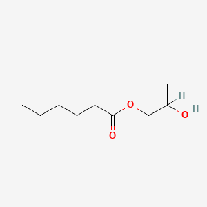molecular formula C9H18O3 B1622800 2-Hydroxypropyl hexanoate CAS No. 39556-41-7