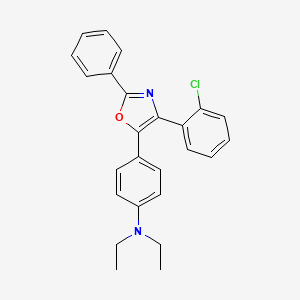 4-(4-(2-Chlorophenyl)-2-phenyloxazol-5-yl)-N,N-diethylaniline