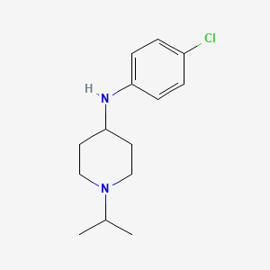 molecular formula C14H21ClN2 B1622808 N-(4-Chlorophenyl)-1-isopropylpiperidin-4-amine CAS No. 63260-78-6