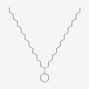 molecular formula C42H85P B1622816 Cyclohexyldioctadecylphosphine CAS No. 84030-09-1