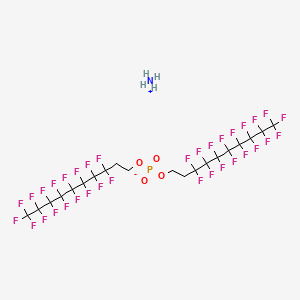 molecular formula C20H12F34NO4P B1622823 Ammonium bis(3,3,4,4,5,5,6,6,7,7,8,8,9,9,10,10,10-heptadecafluorodecyl) phosphate CAS No. 93776-20-6