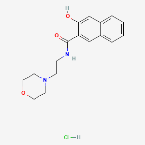 3-Hydroxy-N-(2-(morpholino)ethyl)naphthalene-2-carboxamide hydrochloride