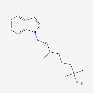7-Octen-2-ol, 8-(1H-indol-1-yl)-2,6-dimethyl-