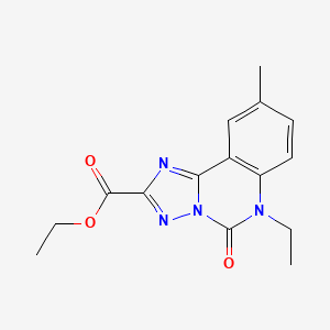 molecular formula C15H16N4O3 B1622841 Melquinast CAS No. 87611-28-7
