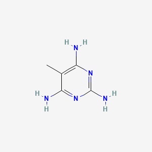 molecular formula C5H9N5 B1622846 5-Methylpyrimidine-2,4,6-triamine CAS No. 71735-34-7