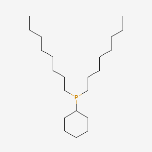 molecular formula C22H45P B1622849 Cyclohexyldioctylphosphine CAS No. 84030-07-9