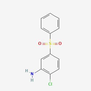 2-Chloro-5-(phenylsulphonyl)aniline