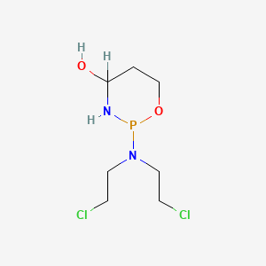 molecular formula C7H15Cl2N2O2P B1622876 2-(Bis(2-chloroethyl)amino)-4-hydroxytetrahydro-2H-1,3,2-oxazaphosphorine CAS No. 67292-62-0