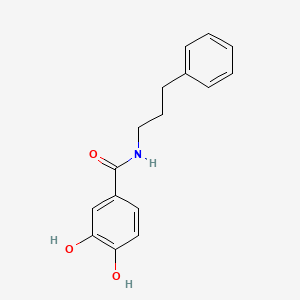 3,4-Dihydroxy-N-(3-phenylpropyl)benzamide
