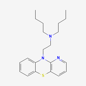 10H-Pyrido(3,2-b)(1,4)benzothiazine, 10-(2-(dibutylamino)ethyl)-