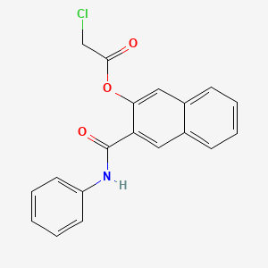 3-((Phenylamino)carbonyl)-2-naphthyl chloroacetate