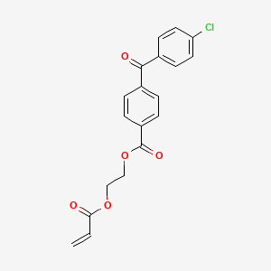 molecular formula C19H15ClO5 B1622898 Uvecryl P 36 CAS No. 85340-63-2