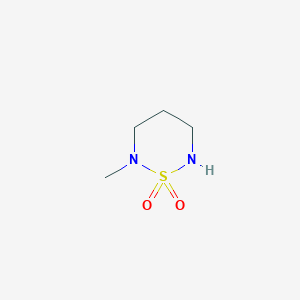 molecular formula C4H10N2O2S B162290 2-Methyl-1,2,6-thiadiazinane 1,1-dioxide CAS No. 137830-77-4