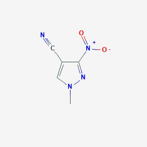 1-methyl-3-nitro-1H-pyrazole-4-carbonitrile