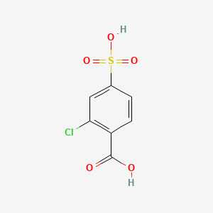 molecular formula C7H5ClO5S B1622915 2-Chloro-4-sulphobenzoic acid CAS No. 51084-27-6