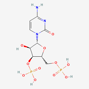molecular formula C9H15N3O11P2 B1622920 Cytidine 3',5'-diphosphate CAS No. 2922-94-3