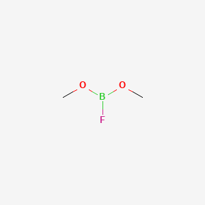molecular formula C2H6BFO2 B1622921 Fluorodimethoxyborane CAS No. 367-46-4