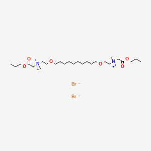 molecular formula C28H58Br2N2O6 B1622922 Prodeconium bromide CAS No. 3690-61-7